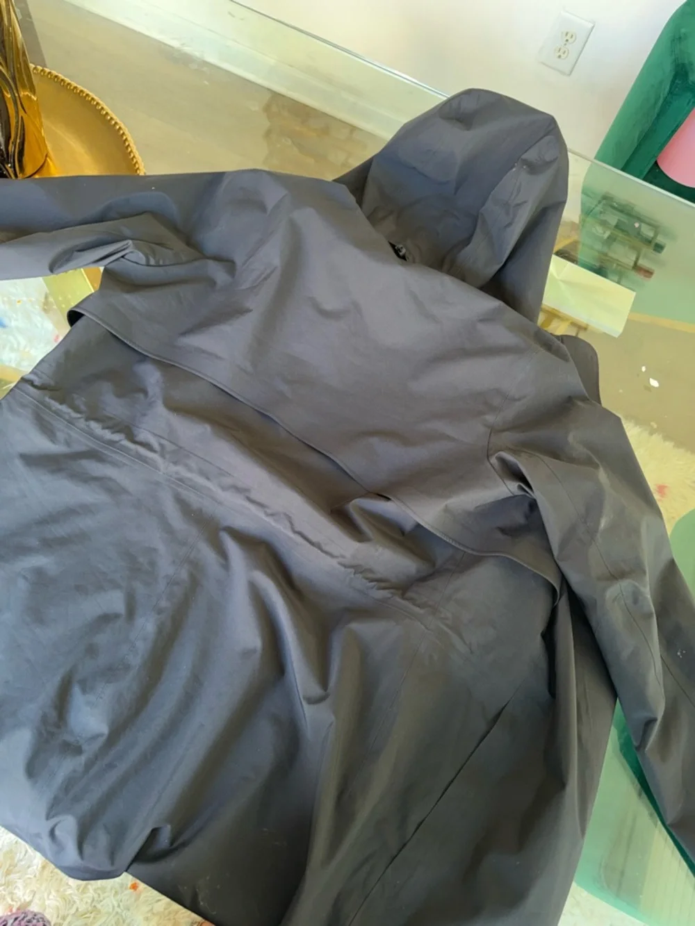 lululemon Black Athletic Jacket with Subtle Logo - Picture 3 of 6